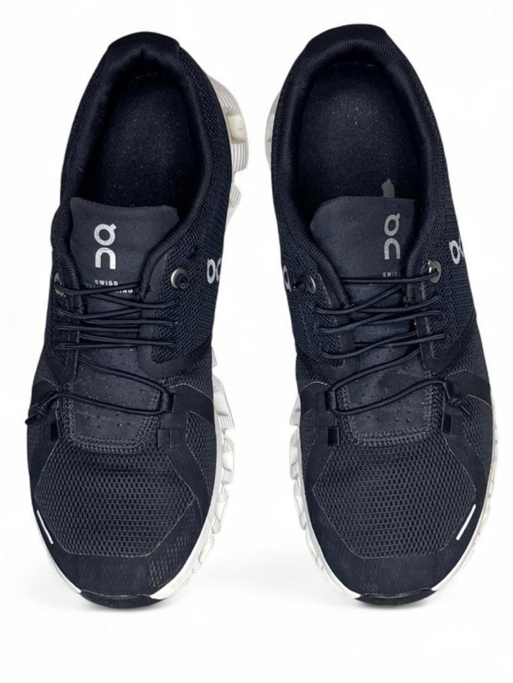 On Cloud 5 Mens Size 7 Black Athletic Running Walking Shoes Sneaker